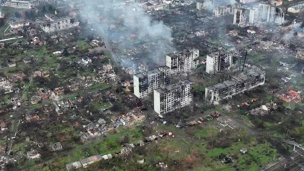 Бойцы ЧВК Вагнер в Артемовске