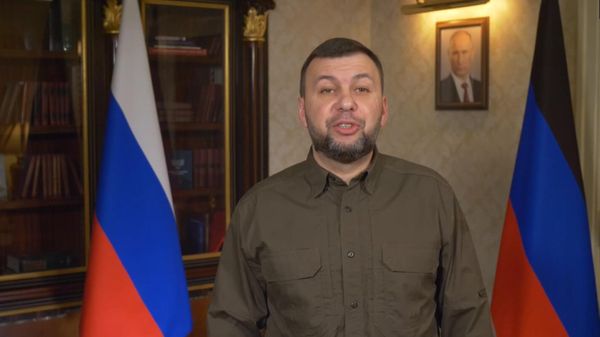 Глава врио ДНР Денис Пушилин поздравлял жителей ДНР с годовщиной референдума 11 мая