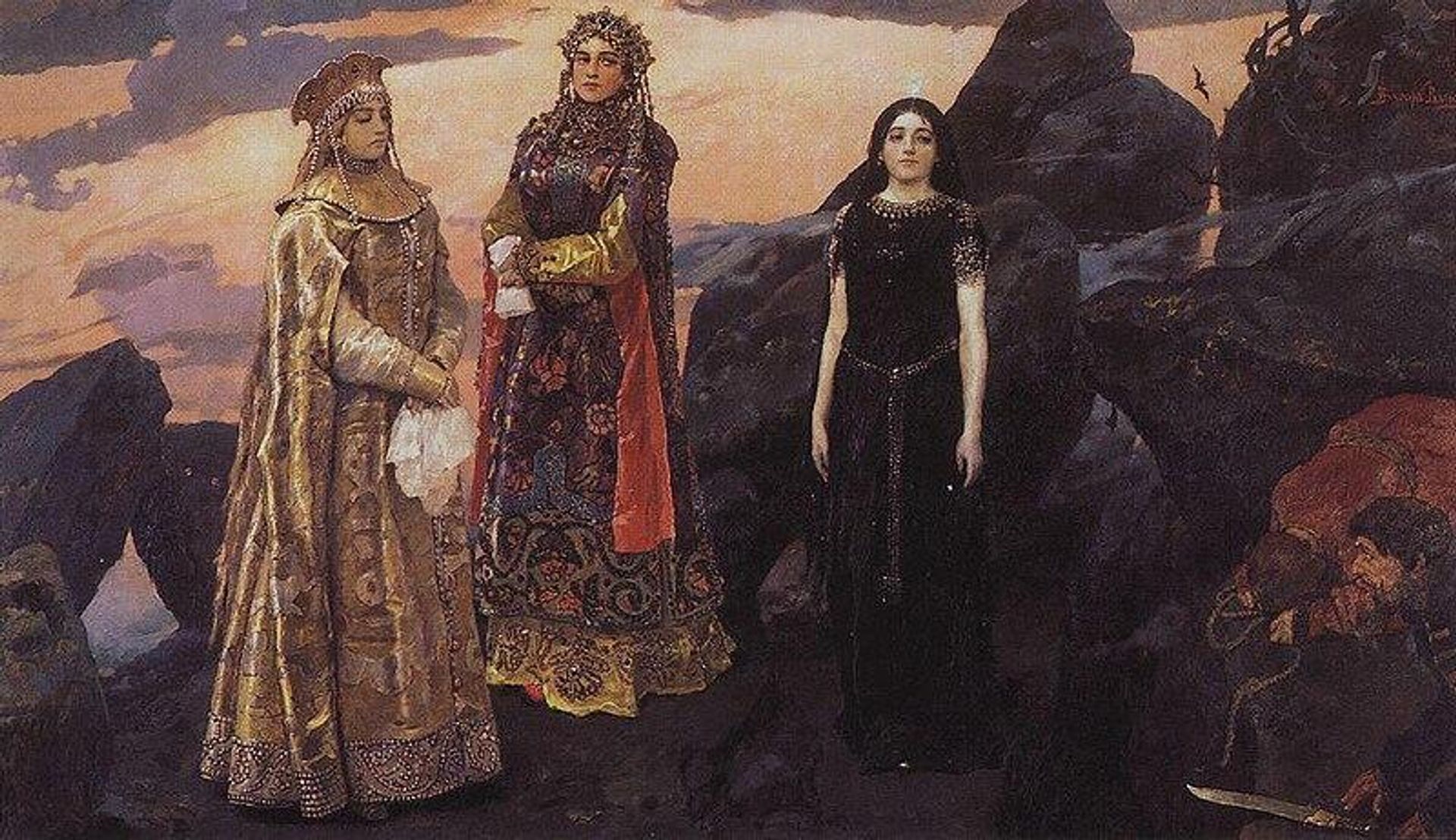 Виктор Васнецов Три царевны подземного царства, 1884 год, Киевский музей русского искусства Виктор Васнецов Три царевны подземного царства, 1884 год, Киевский музей русского искусства - РИА Новости, 1920, 09.09.2026