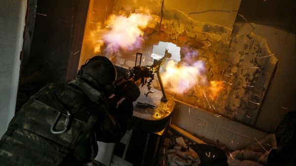 Бойцы ЧВК Вагнер в центре Артемовска