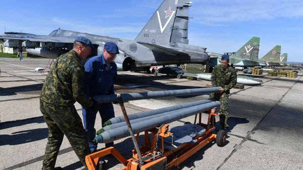 Работа штурмовой авиации ВС РФ на Харьковском направлении