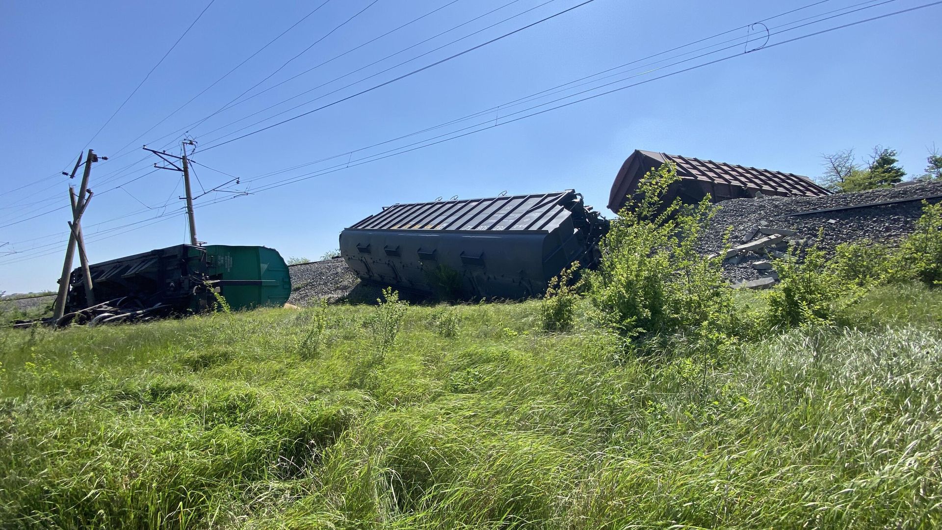 ЧП на железной дороге в Крыму - РИА Новости, 1920, 18.05.2023