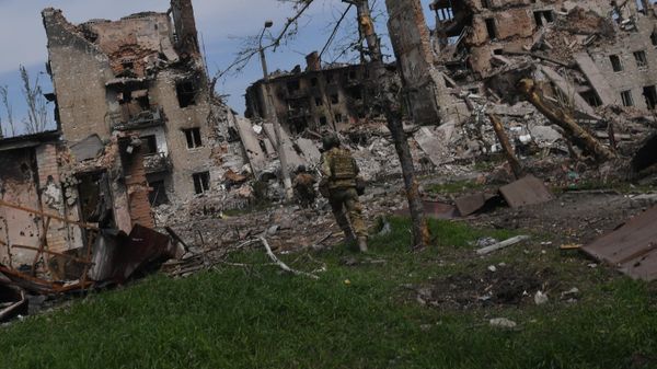 Боевая работа штурмовых групп ЧВК Вагнер в Артемовске