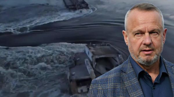 Глобальная катастрофа. ГЭС разрушена: глава Новой Каховки Леонтьев о том, что дальше. Видео