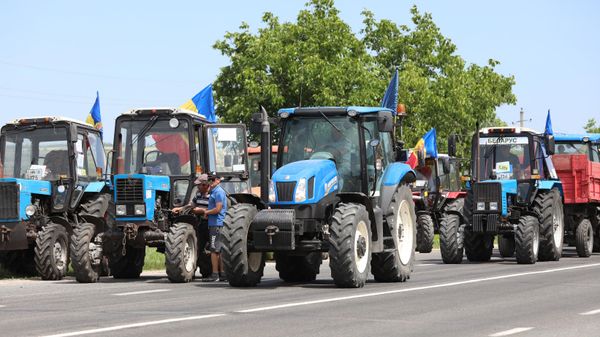 Забастовка фермеров в Молдавии