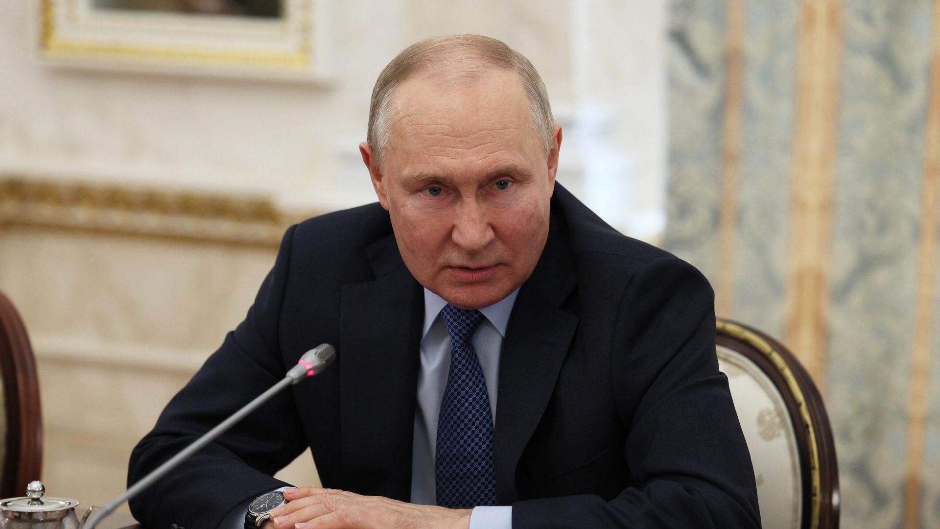Президент РФ В. Путин провел встречу с военными корреспондентами - РИА Новости, 1920, 13.06.2023