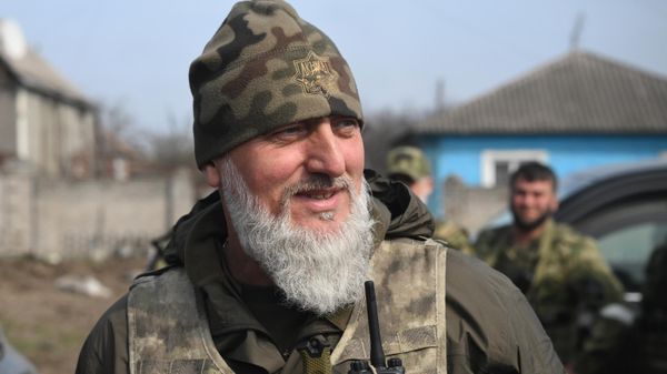 Бойцы спецназа МВД Чечни в Мариуполе