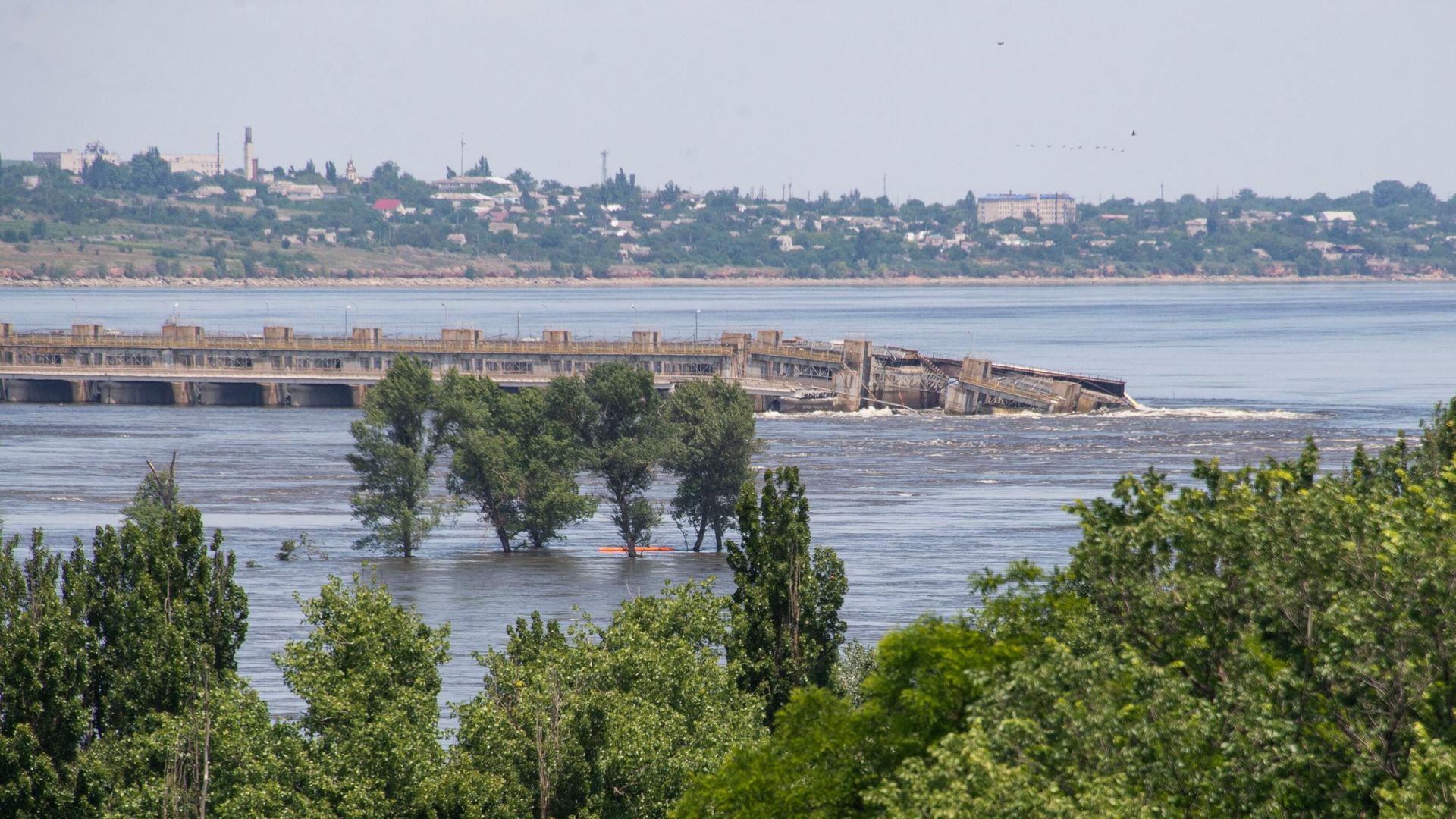 Последствия прорыва Каховской ГЭС - РИА Новости, 1920, 19.07.2023