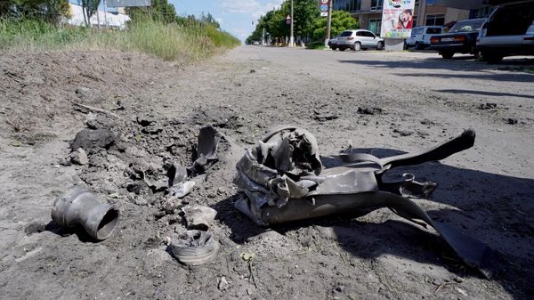 Последствия обстрела Горловки в ДНР