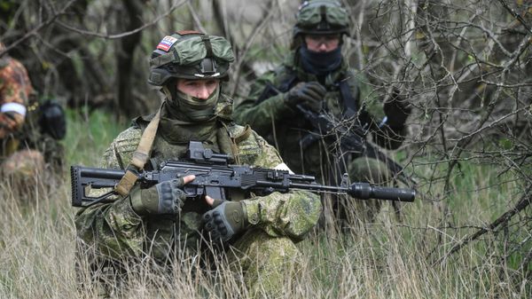 Подготовка штурмовых групп ВДВ на полигоне в южном секторе СВО