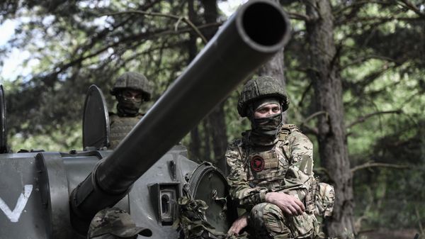 Работа расчёта БЛА Орлан-30 по разведке и обнаружению противника 