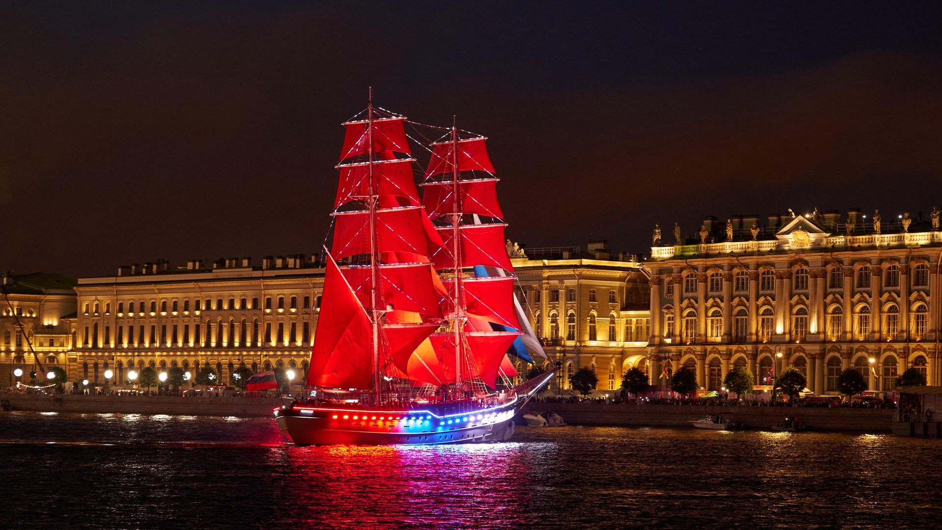 Праздник выпускников школ Алые паруса в Санкт-Петербурге - РИА Новости, 1920, 27.06.2023