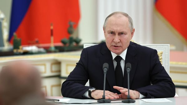 Встреча президента РФ В. Путина с военнослужащими