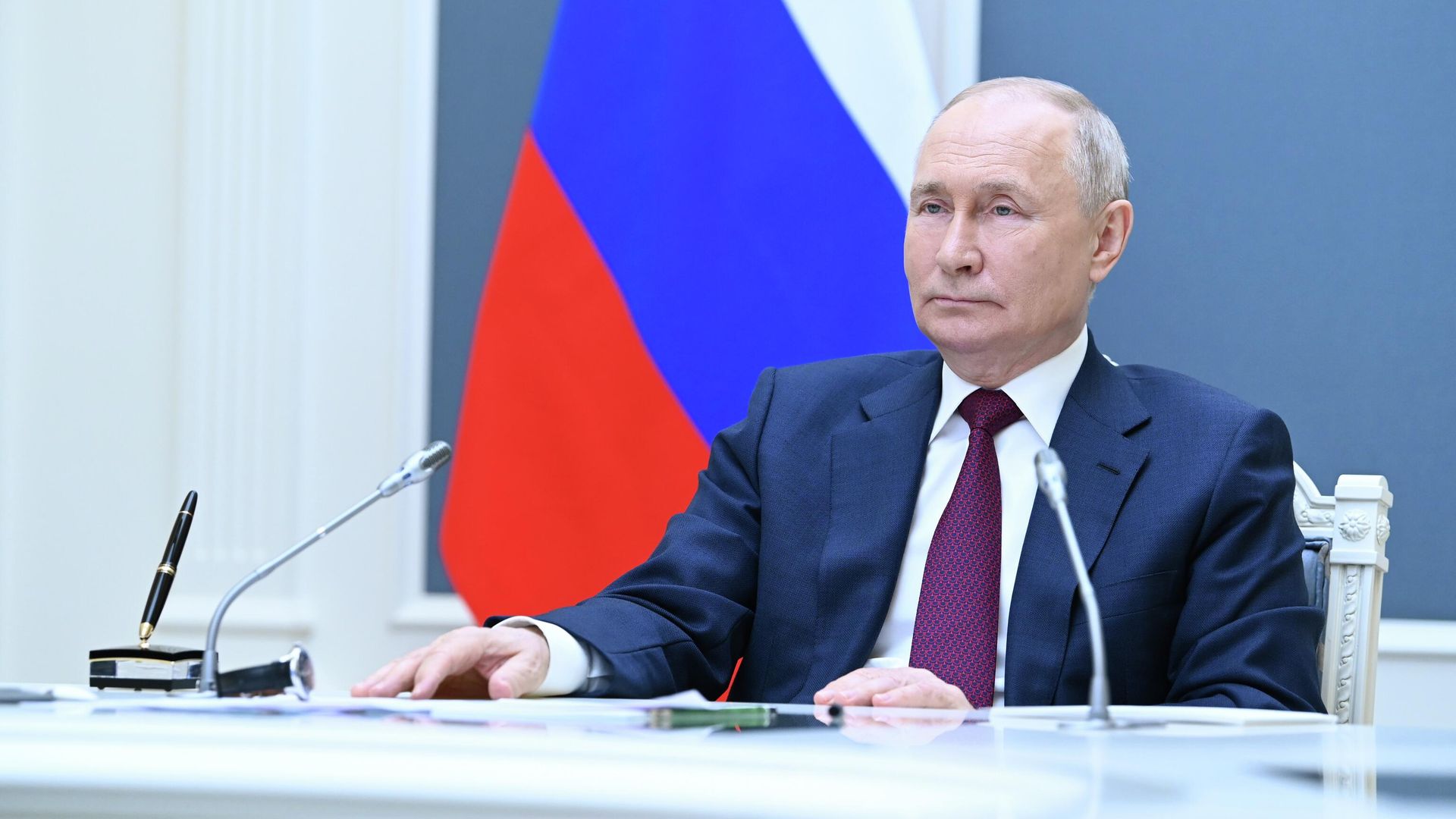 Президент РФ В. Путин принял участие в заседании Совета глав государств – членов ШОС - РИА Новости, 1920, 20.07.2023