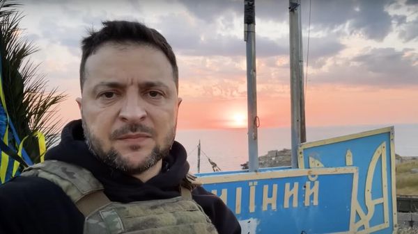 Владимир Зеленский на Змеином