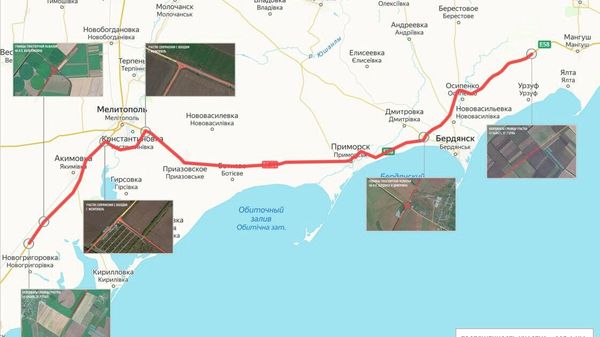 Маршрут в Крым через Запорожскую область Маршрут в Крым через Запорожскую область