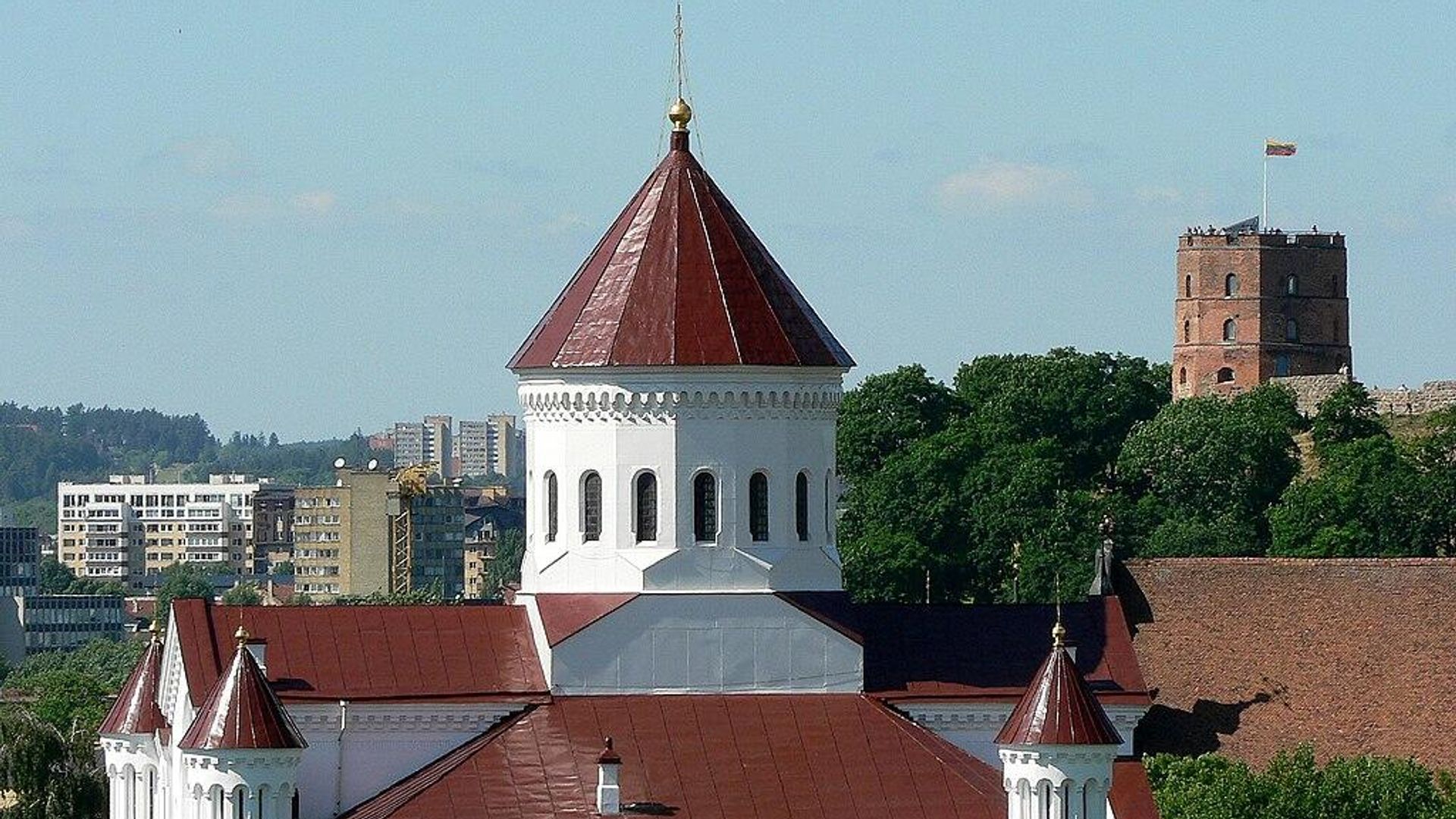 Собор Успения Богородицы в Вильне, основанный при великом князе Ольгерде в 1346 году. Кафедральный собор митрополитов Киевских и всея Руси в XV—XVI веках. - РИА Новости, 1920, 21.07.2023