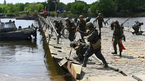 Установка наплавного моста в Ростовской области