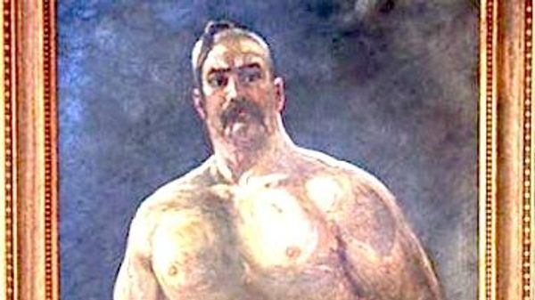 Николай Струнников Запорожец, 1906 год. Портрет Ивана Поддубного
