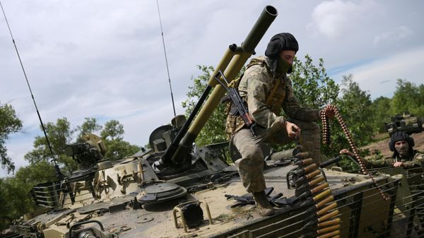 Добровольцы ЦВО проходят подготовку на БМП-3 в тыловом районе проведения СВО