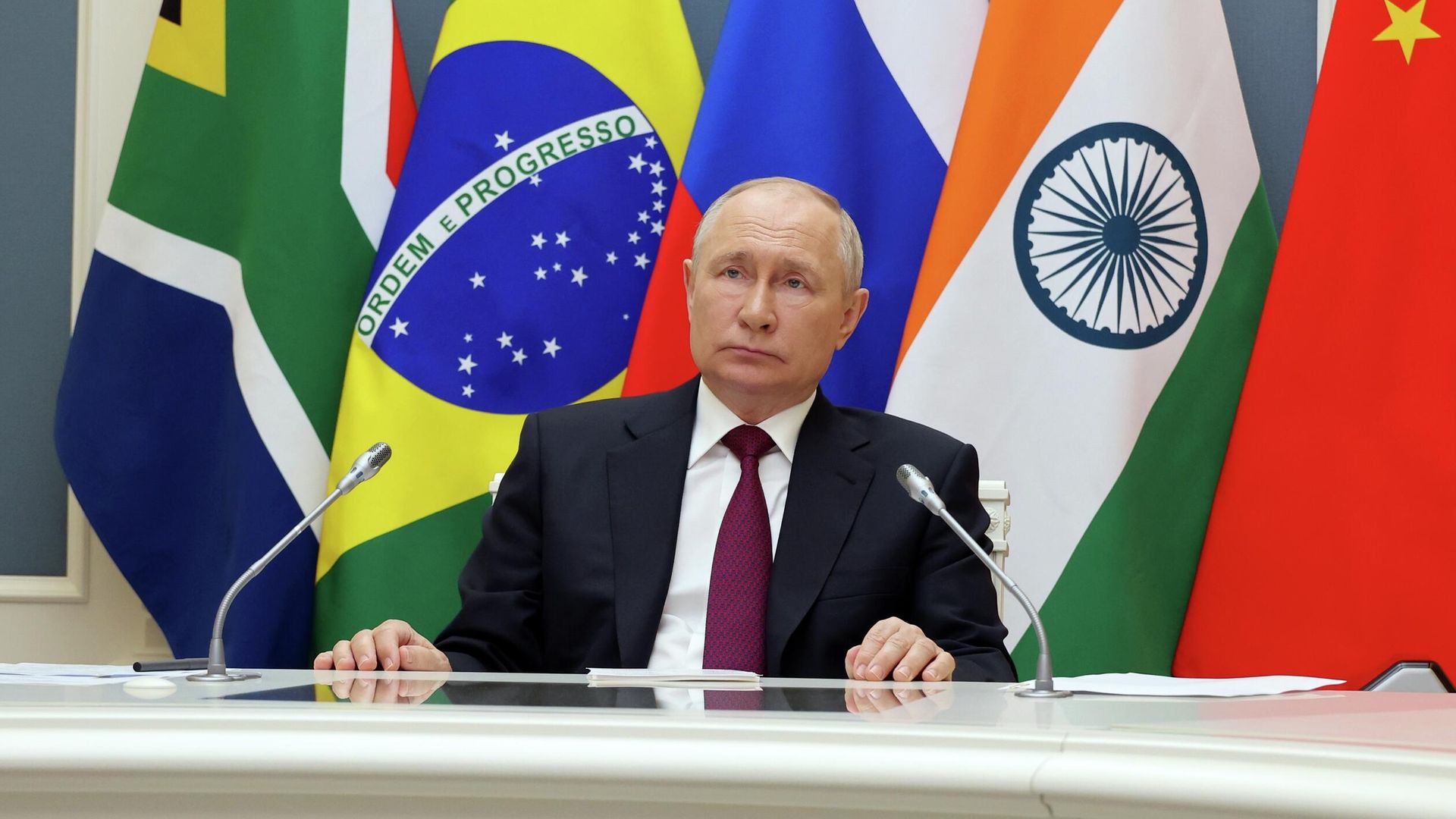 Президент РФ В. Путин принял участие в саммите БРИКС Президент РФ В. Путин принял участие в саммите БРИКС - РИА Новости, 1920, 23.08.2023