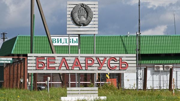 Закрытый погранпереход Видзы на белорусско-литовской границе