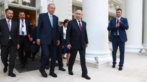 Президент РФ В. Путин провел переговоры с президентом Турции Р. Т. Эрдоганом