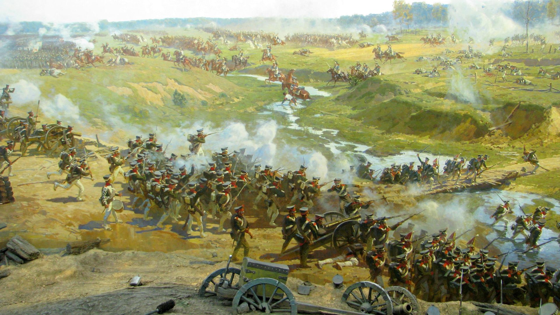 Бородинское сражение (фрагмент панорамы) - РИА Новости, 1920, 08.09.2023