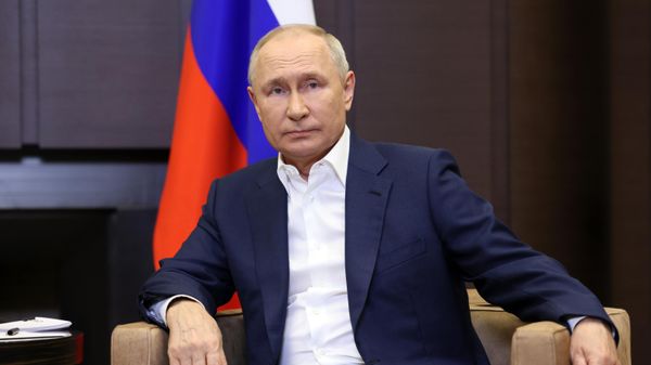 Встреча президента РФ В. Путина с президентом Белоруссии А. Лукашенко