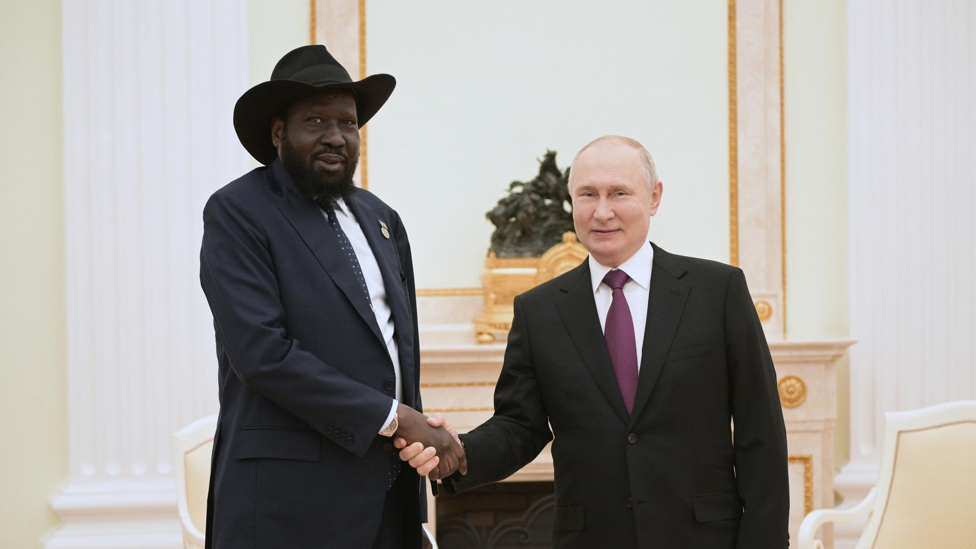 Президент РФ В. Путин провел переговоры с президентом Южного Судана С. Кииром - РИА Новости, 1920, 28.09.2023