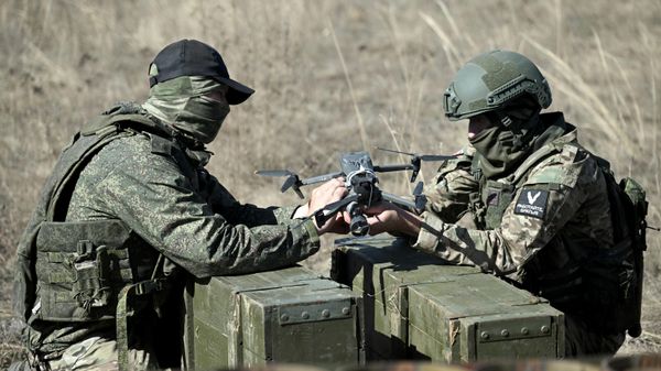 Обучение операторов БПЛА ЦВО в зоне спецоперации Обучение операторов БПЛА ЦВО в зоне спецоперации