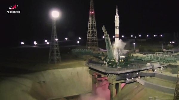 Старт ракеты Союз-2