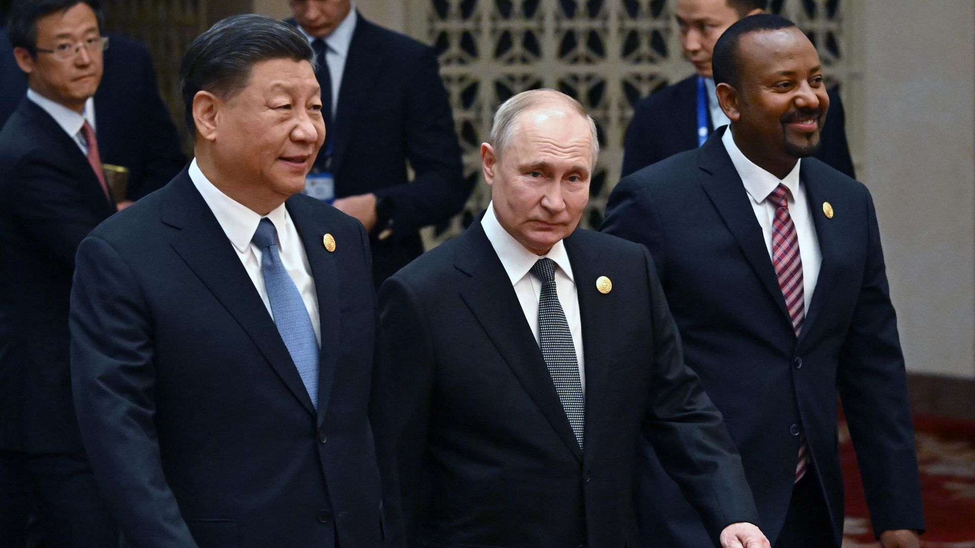 Визит президента РФ В. Путина в Китай для участия в мероприятиях третьего Международного форума Один пояс, один путь. День второй - РИА Новости, 1920, 19.10.2023