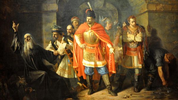 Павел Чистяков Патриарх Гермоген отказывает полякам подписать грамоту (1860 год) Павел Чистяков Патриарх Гермоген отказывает полякам подписать грамоту (1860 год)