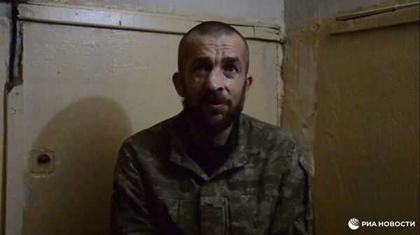 Пленный боец ВСУ из Запорожья