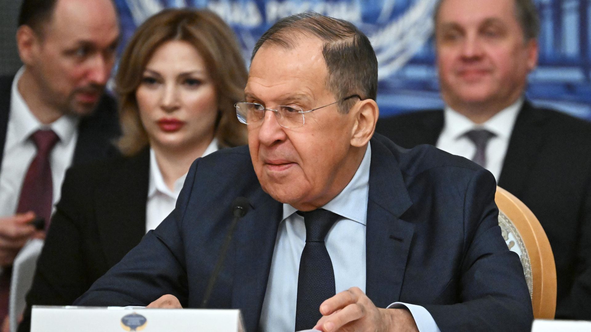 Глава МИД РФ С. Лавров принял участие в круглом столе по урегулированию украинского кризиса - РИА Новости, 1920, 28.03.2024