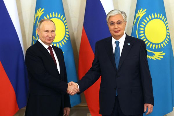 Визит президента РФ В. Путина в Казахстан