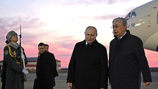 Владимир Путин и Касым-Жомарт Токаев Владимир Путин и Касым-Жомарт Токаев