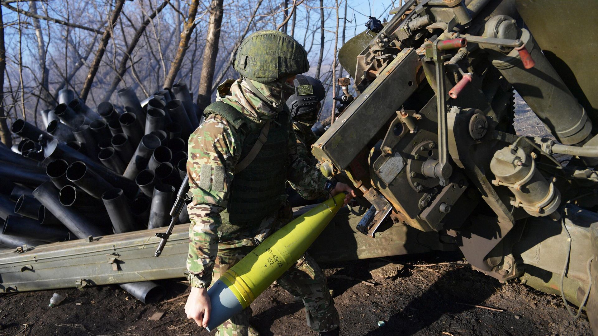 Боевая работа артиллеристов на Запорожском направлении Боевая работа артиллеристов на Запорожском направлении - РИА Новости, 1920, 26.11.2023
