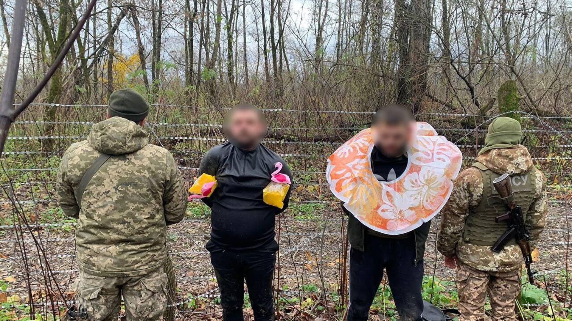 Украинских уклонистов в детских плавсредствах задержали у границы Румынии  - РИА Новости, 1920, 27.05.2024