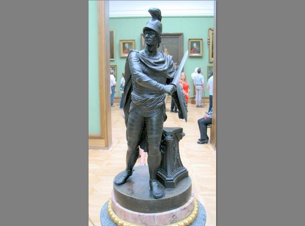 Модель памятника А.В. Суворову на Марсовом поле в Санкт-Петербурге (Третьяковская галерея)