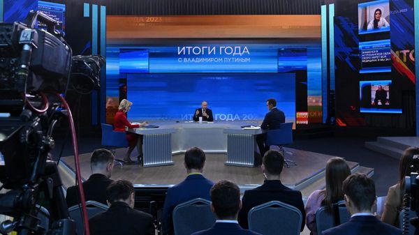 Прямая линия и большая пресс-конференция президента РФ В. Путина