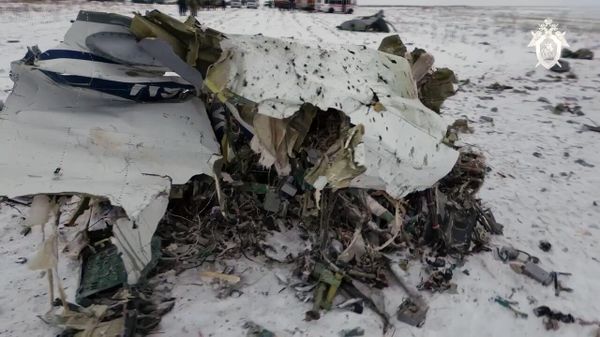 Военно-транспортный самолет Ил-76 потерпел крушение в Белгородской области