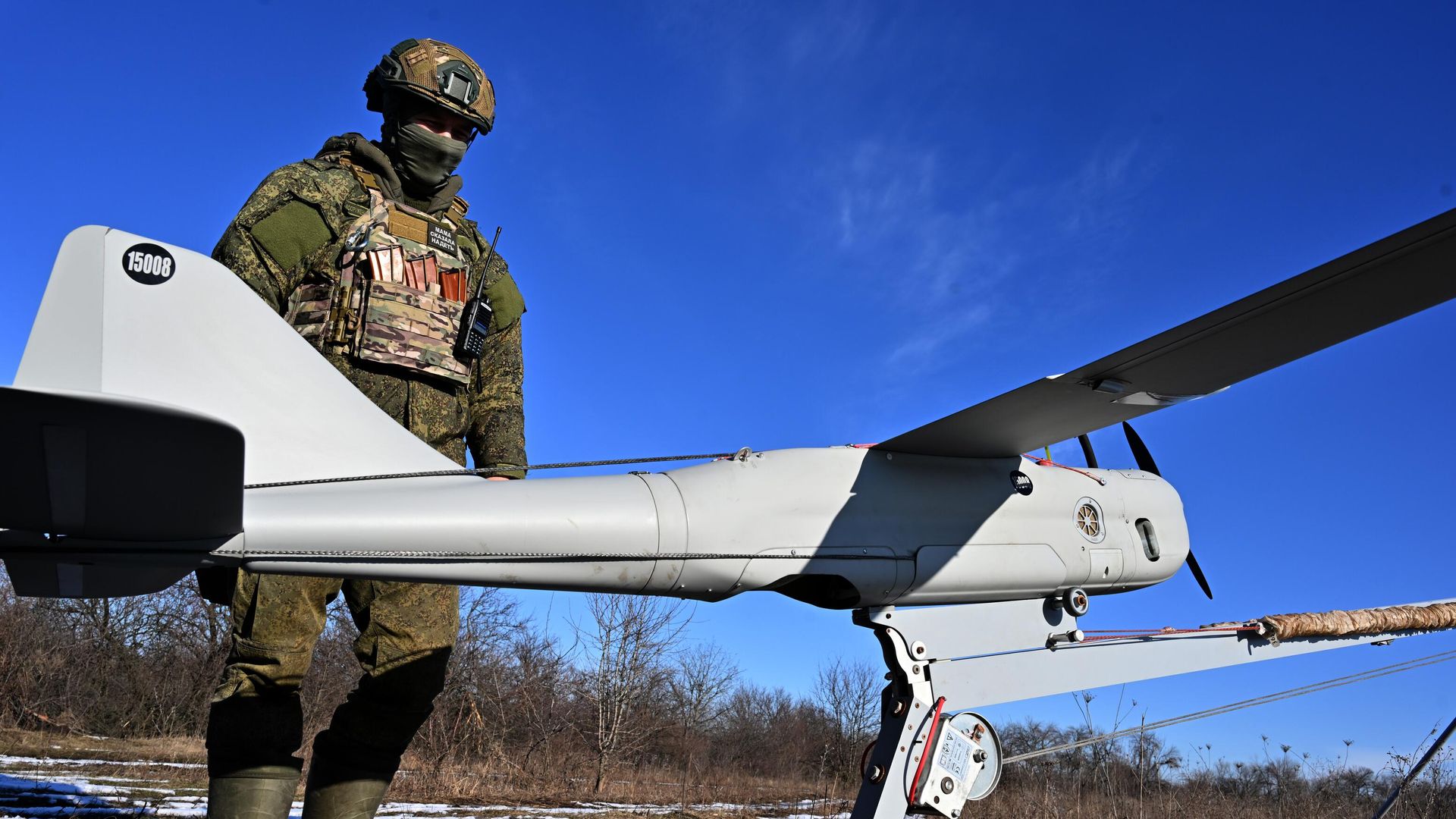 Боевая работа артиллеристов и операторов БПЛА на Краснолиманском направлении Боевая работа артиллеристов и операторов БПЛА на Краснолиманском направлении - РИА Новости, 1920, 08.02.2024