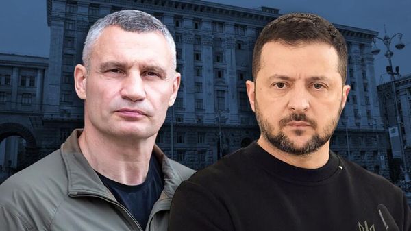 Кличко Зеленский коллаж