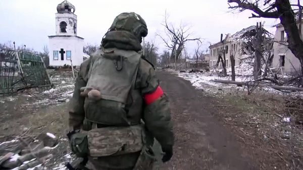 Покинутые позиции ВСУ и трофеи производства стран НАТО в Авдеевке