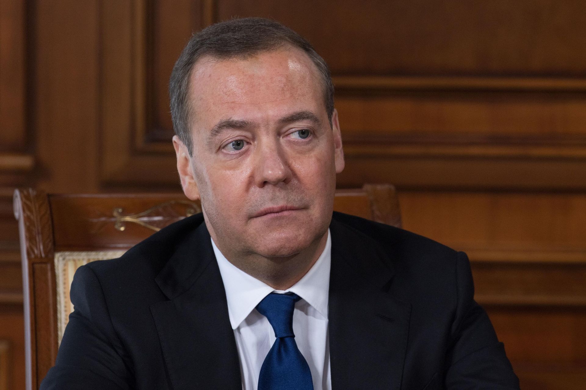 Заместитель председателя Совбеза РФ Д. Медведев дал интервью российским СМИ Заместитель председателя Совбеза РФ Д. Медведев дал интервью российским СМИ - РИА Новости, 1920, 22.02.2024