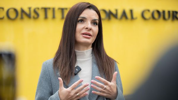 Представители Гагаузии провели пикет у здания Конституционного суда Молдавии