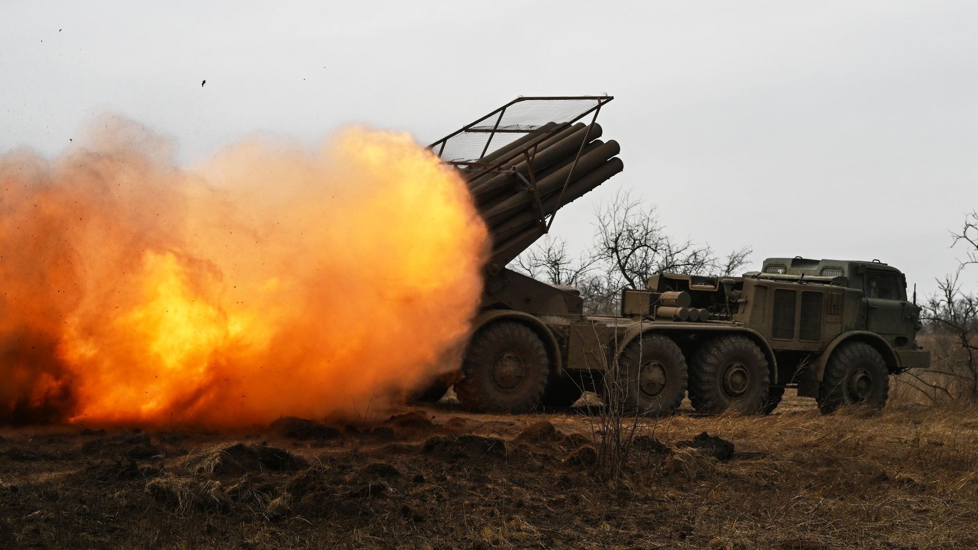 Боевая работа РСЗО Ураган на Авдеевском направлении - РИА Новости, 1920, 13.03.2024