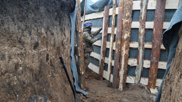украинские окопы